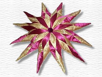 H3016 - Harlequin 12 Pointed Star